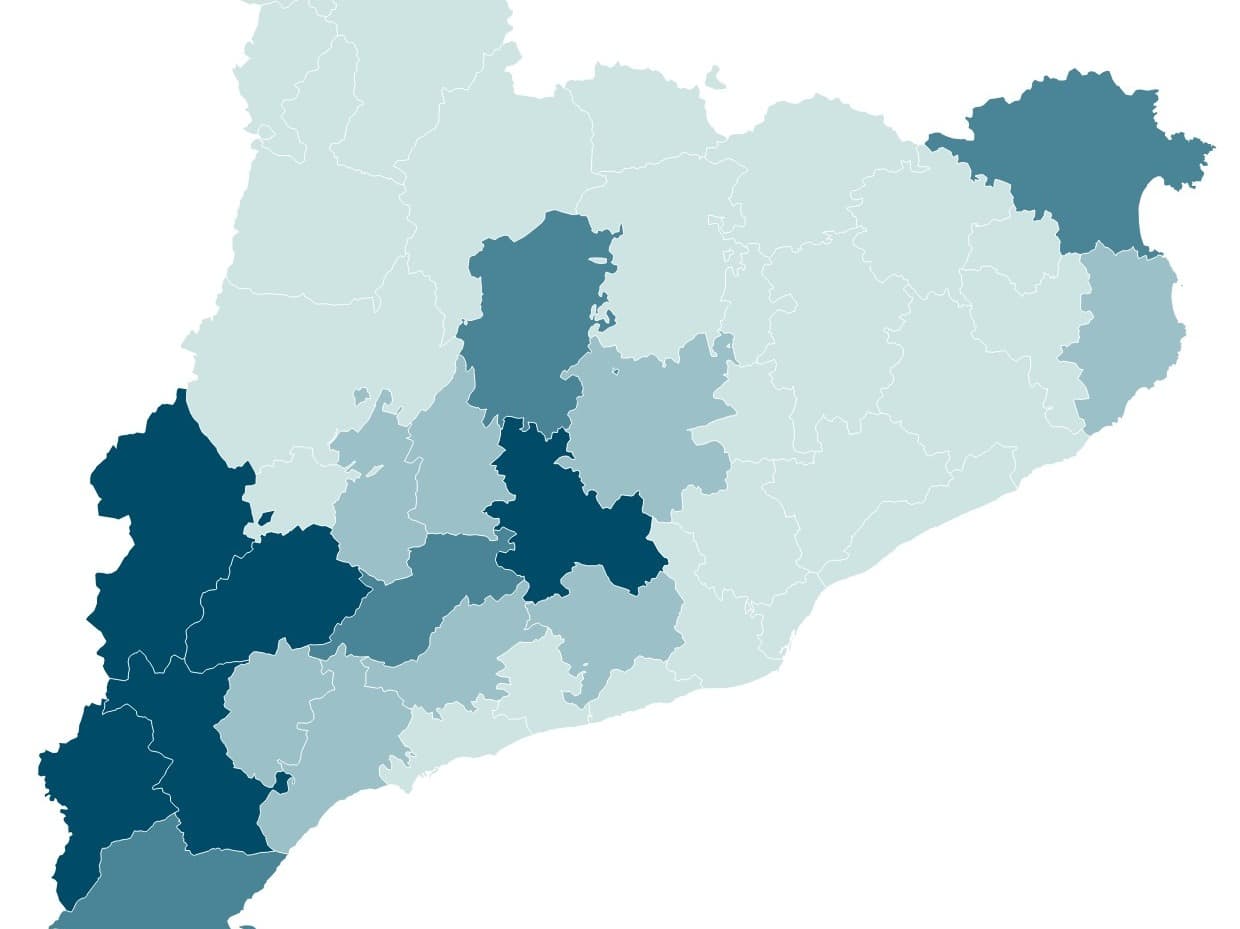 El Segrià i les Garrigues lideren les comarques on el Govern vol instal·lar més potència d'energies renovables