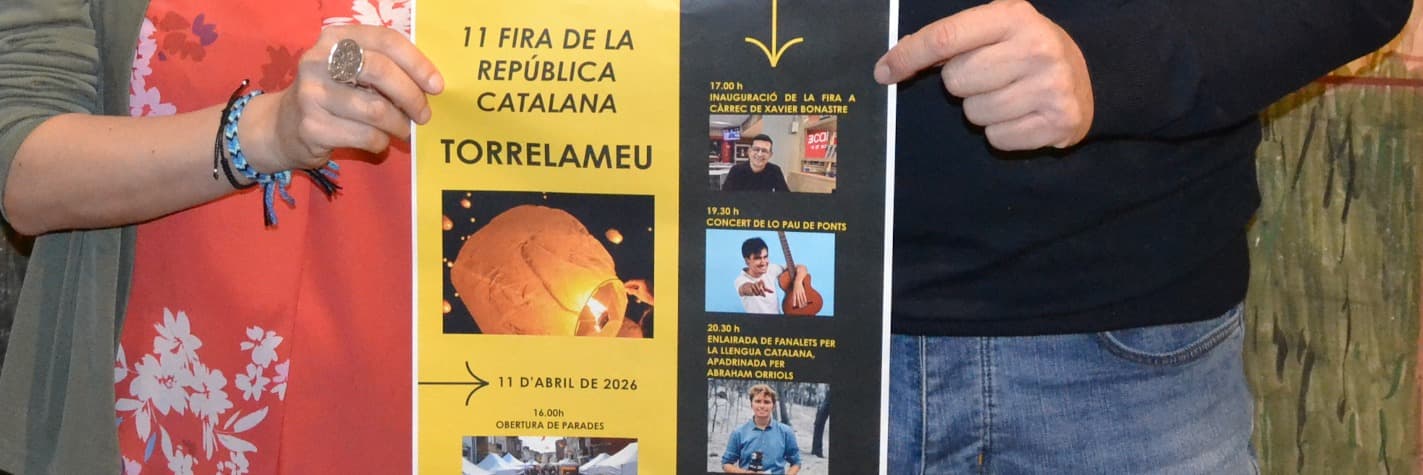 La Fira de la República Catalana de Torrelameu defensa l'ús del català