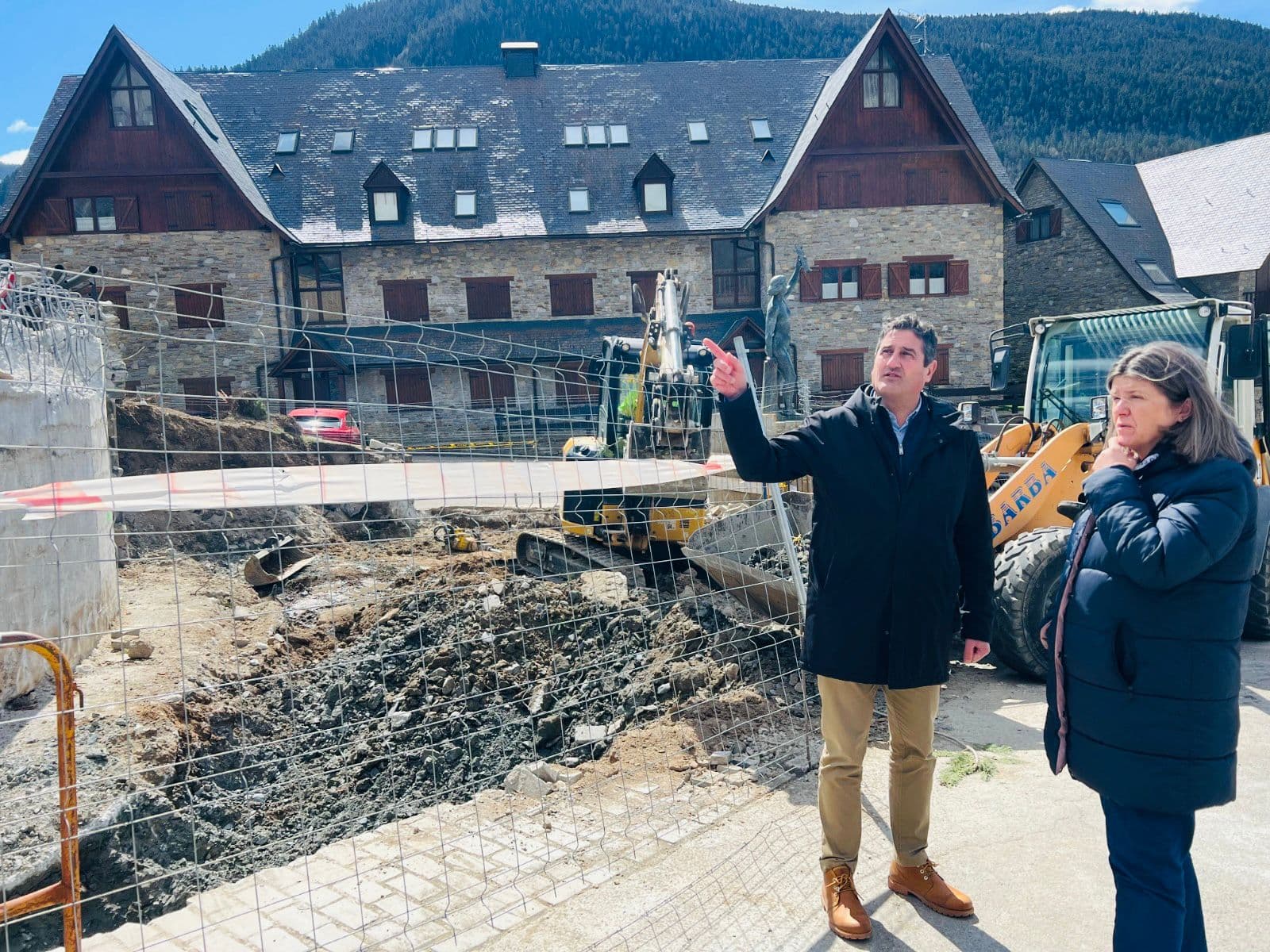 Comencen les obres de la nova oficina de Foment Torisme Val d’Aran a Salardú