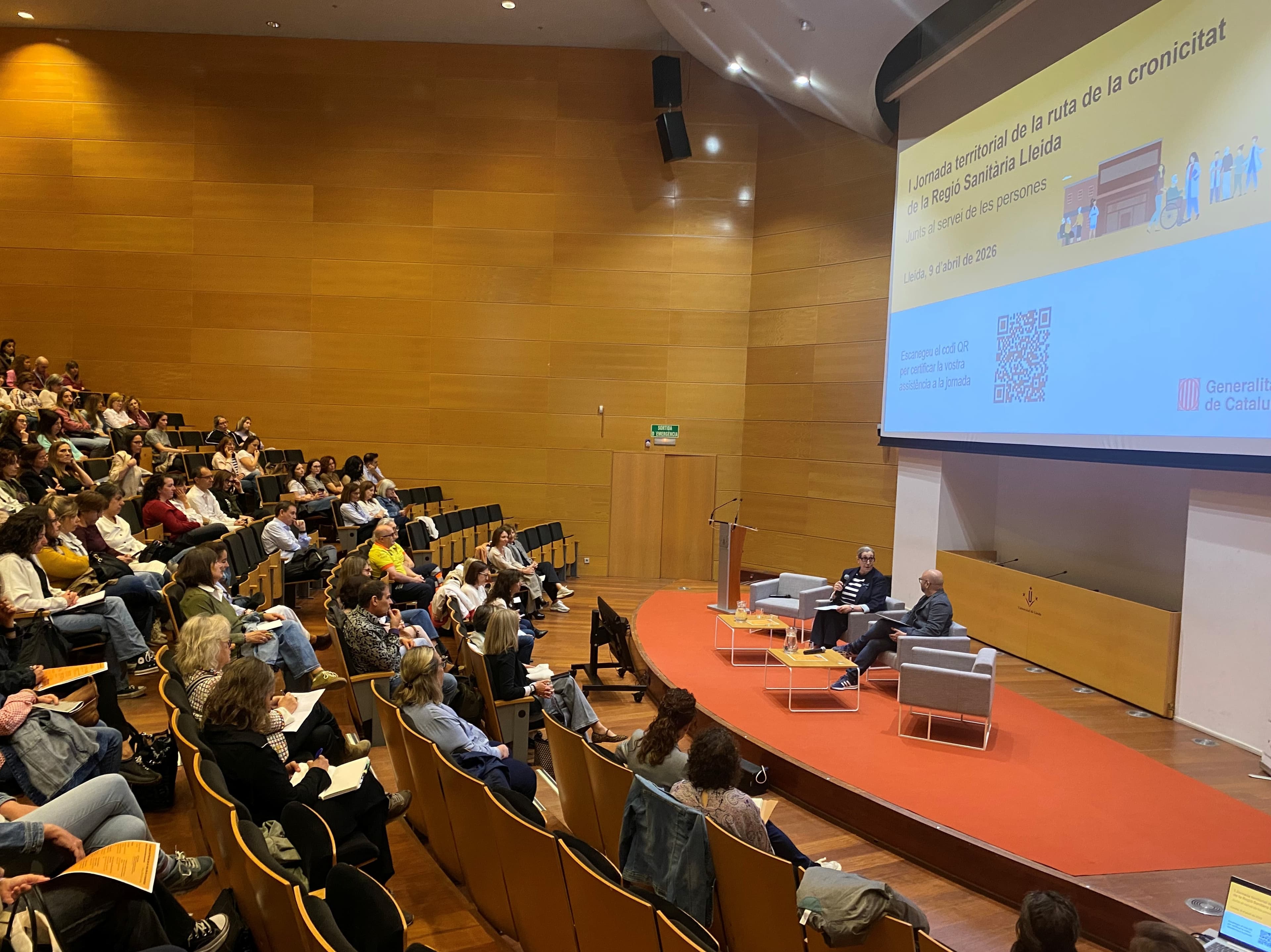 Uns 260 professionals sanitaris i de l'àmbit social comparteixen estratègies per avançar en l'atenció a la cronicitat a Lleida