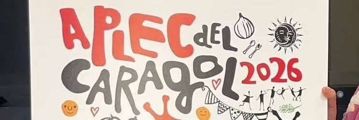 La Fecoll presenta el cartell del 45è Aplec del Caragol de Lleida, obra de Pepo Curià