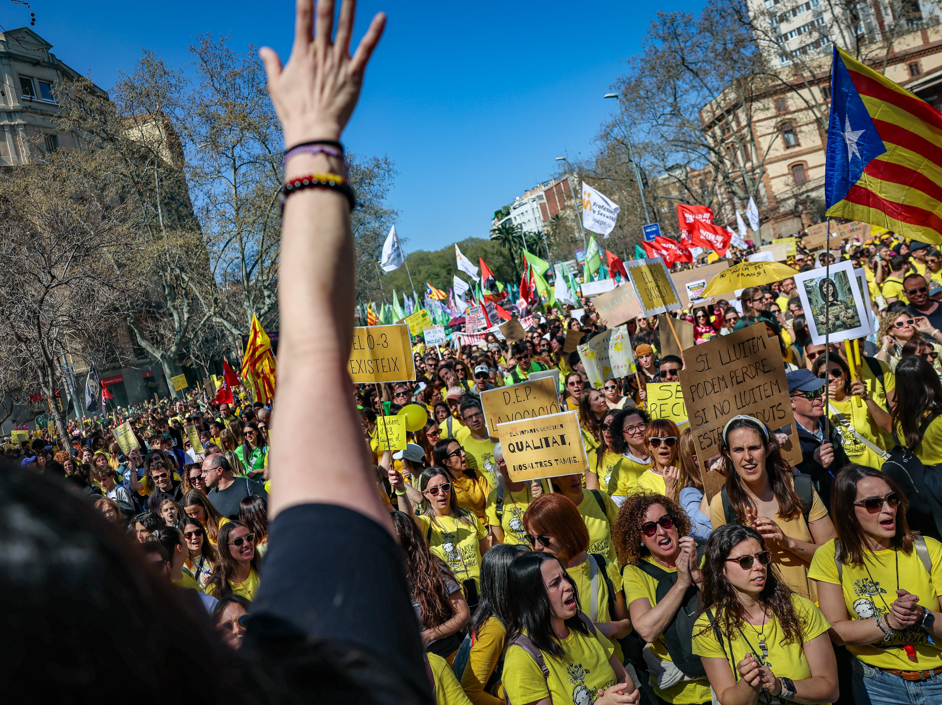 Els docents tornen a la vaga a tot Catalunya aquest dimarts en un clima molt tens amb el Govern