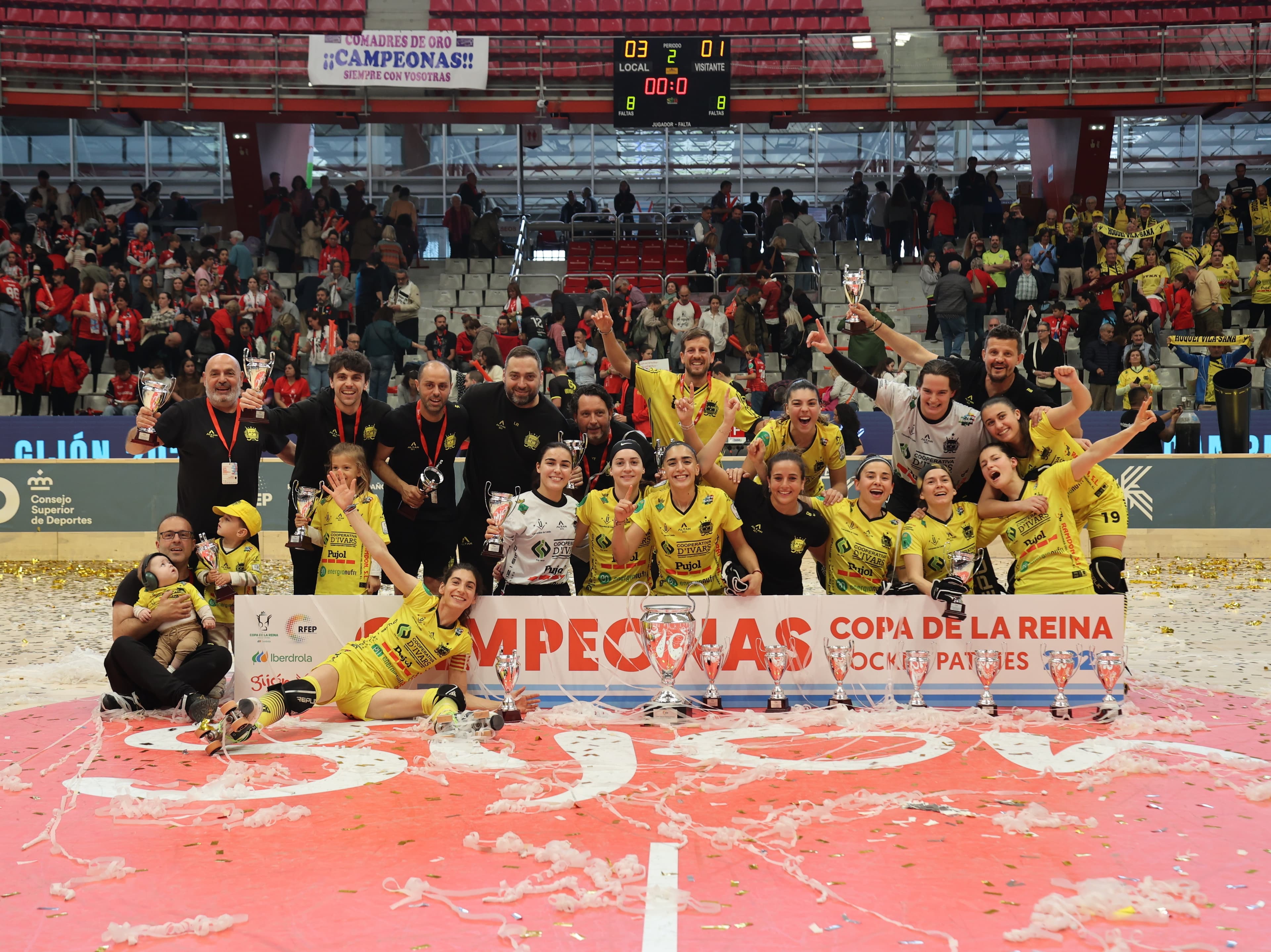 El Vila-sana revalida el títol de Copa de la Reina a Gijón