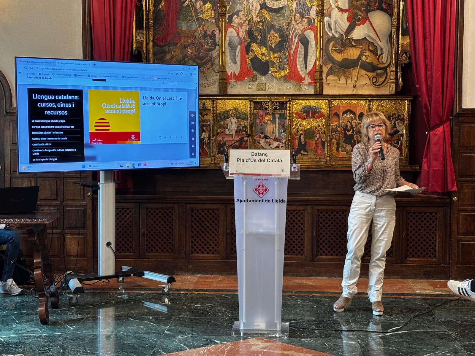 La Paeria de Lleida impulsa un nou pla per reforçar l’ús social del català amb 38 accions