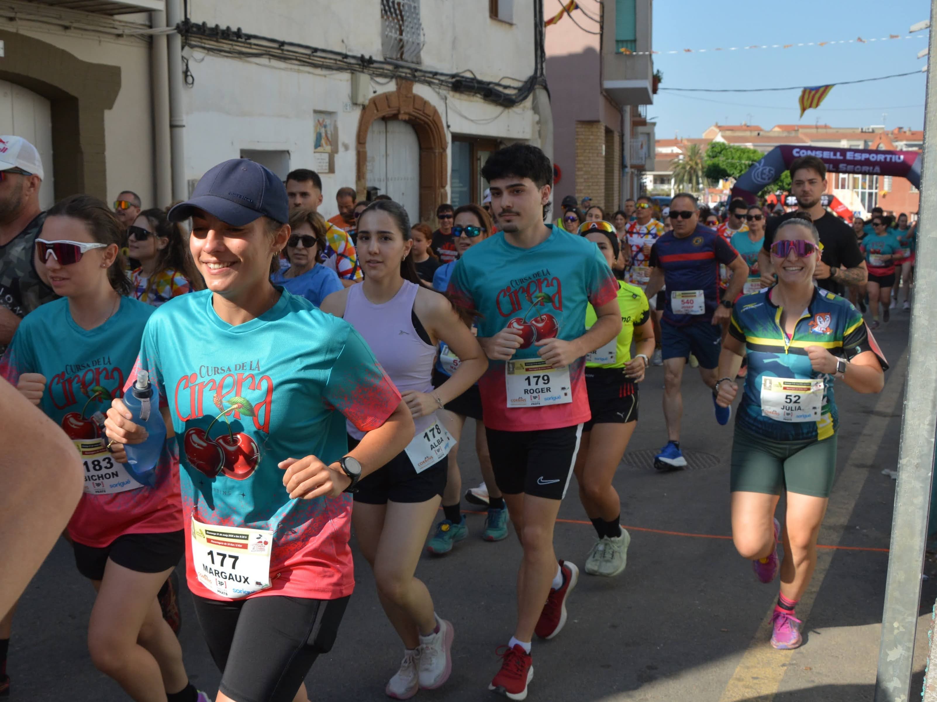 Rècord de participació en la 13a edició de la Cursa de la Cirera de Corbins