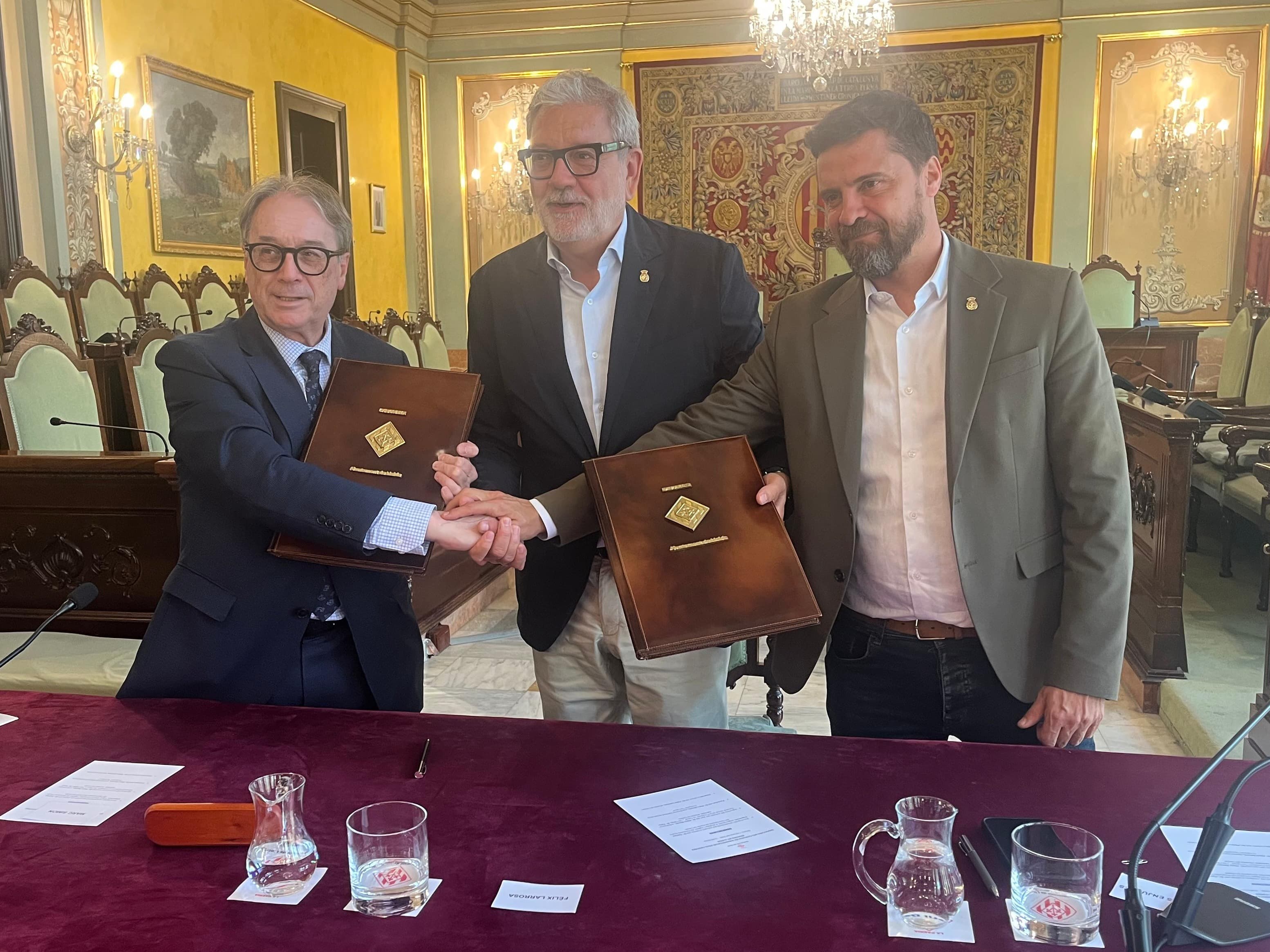 La Paeria i la Fundació “la Caixa” signen un conveni per dinamitzar els Centres Sènior municipals