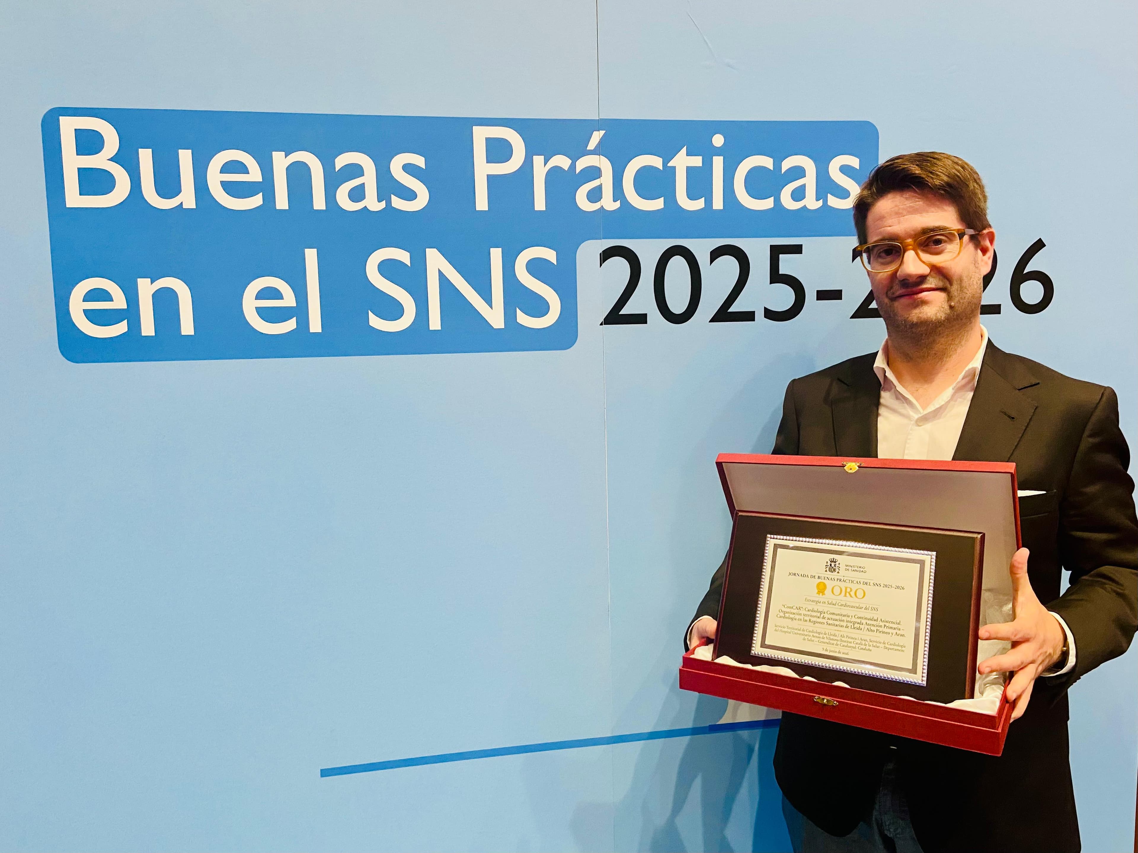 Sanitat reconeix amb la categoria Or el programa ComCAR de Cardiologia i l’Atenció Primària de Lleida i l’Alt Pirineu i Aran