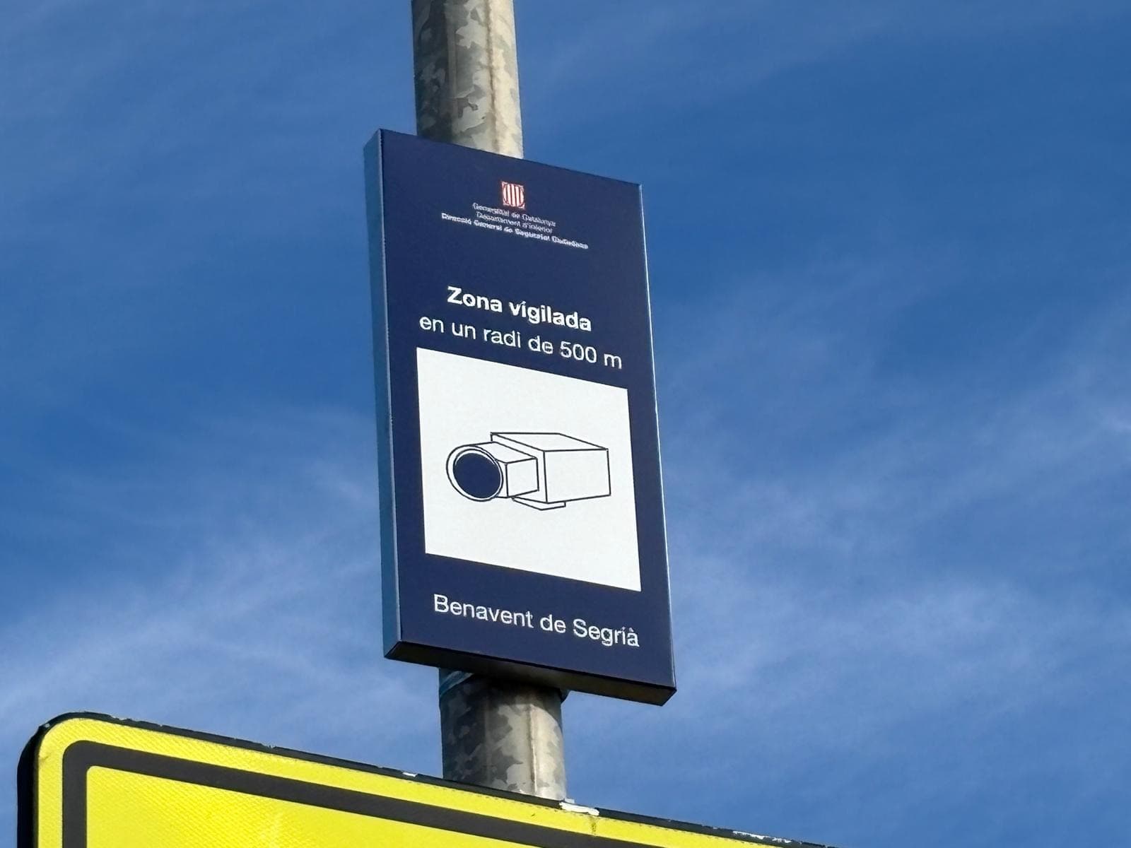 Benavent de Segrià augmenta la seguretat viària amb la instal·lació de dos càmeres de lectura de matrícules de vehicles