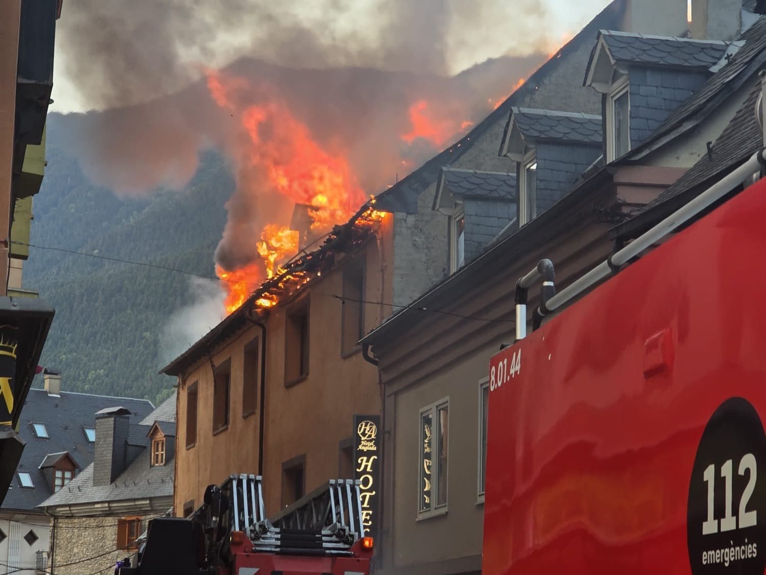 Mor una persona en un incendi en un habitatge a Vielha