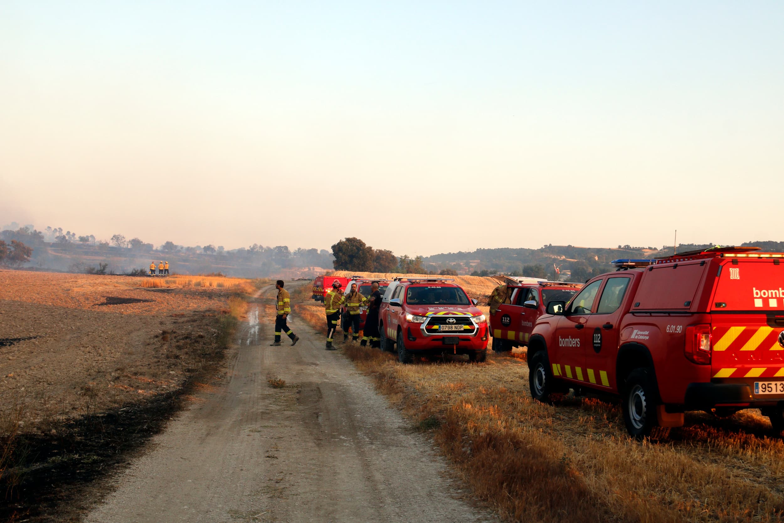 S'aixequen els confinaments de Talavera i Ribera d'Ondara un cop estabilitzat el foc que ha cremat 60 hectàrees agrícoles a la Segarra