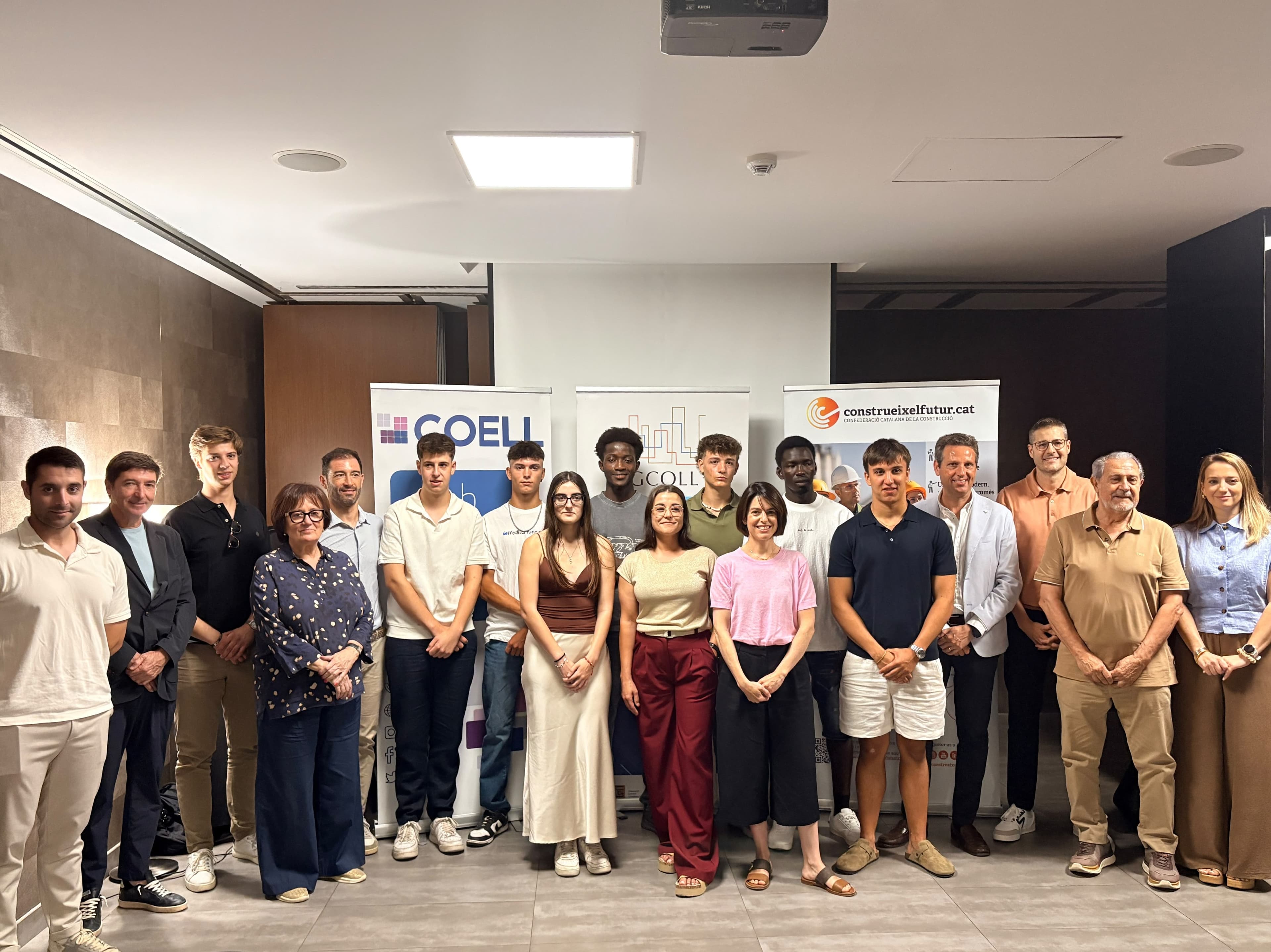 El Gremi de la Construcció de Lleida ha reconegut la bona feina de 8 alumnes dels cicles i programes educatius del sector