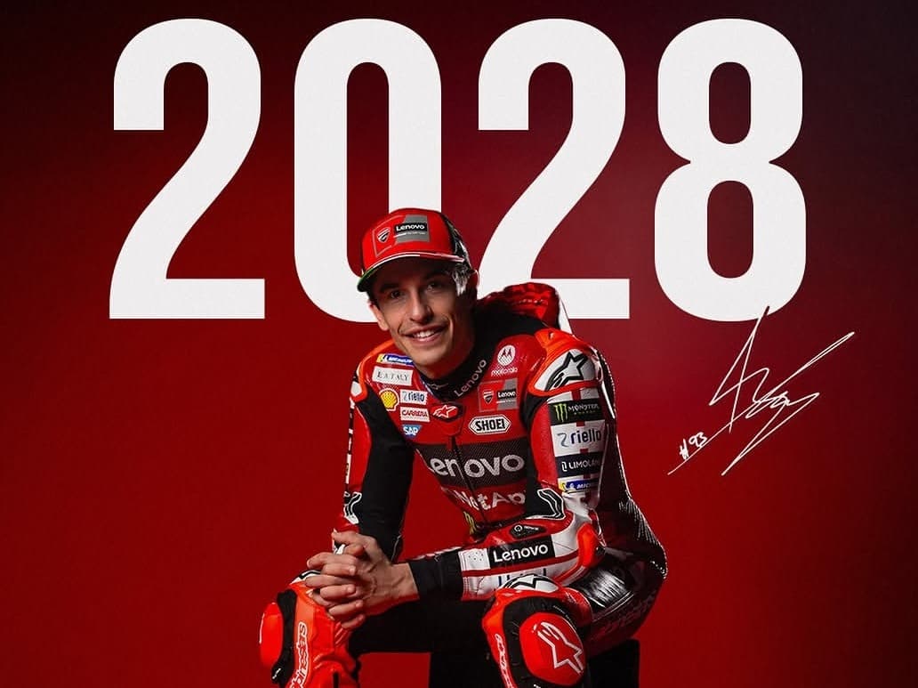 Marc Márquez serà ‘rosso’ fins al 2028