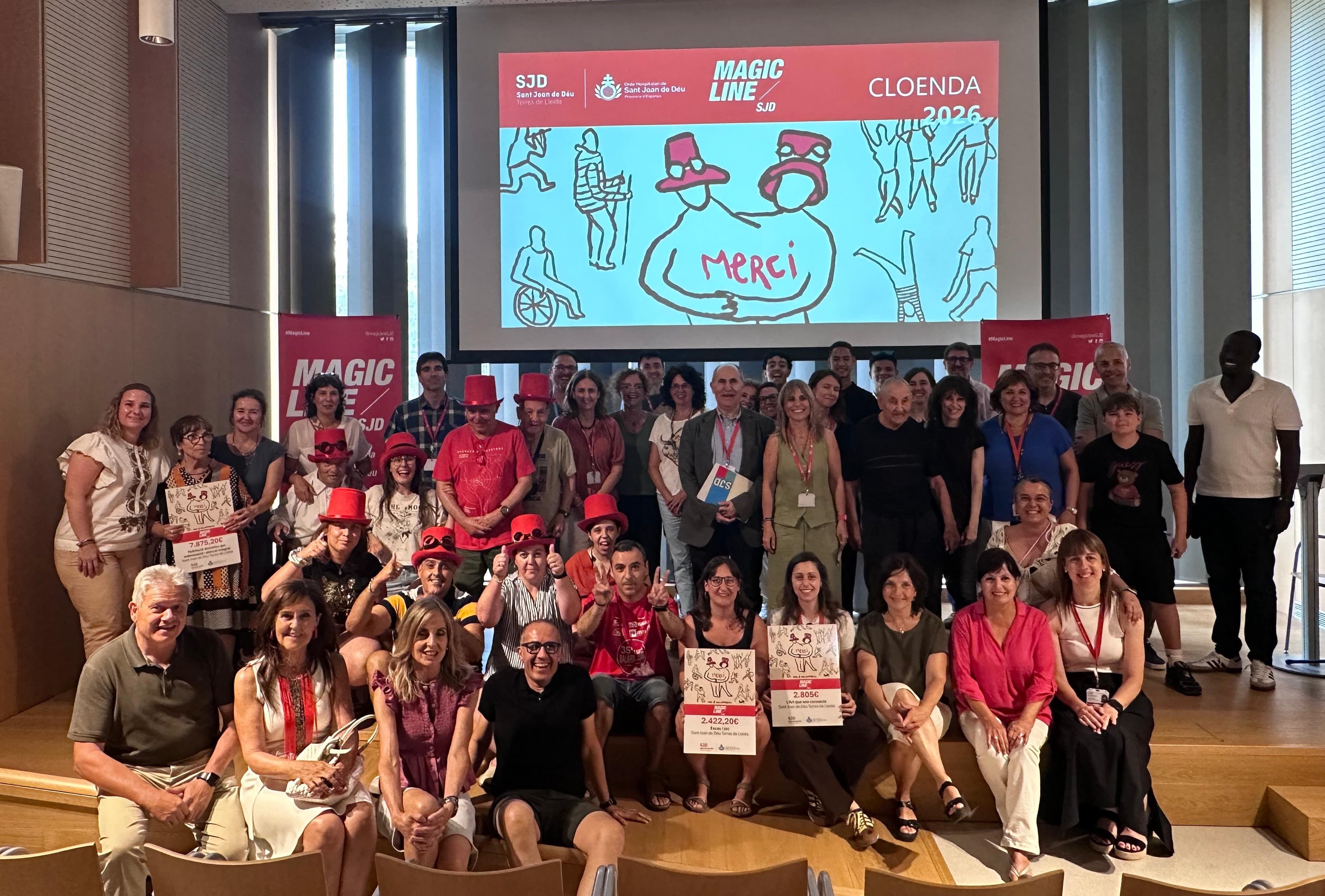 La Magic Line finançarà tres projectes socials a Lleida amb més de 10.000 euros recaptats