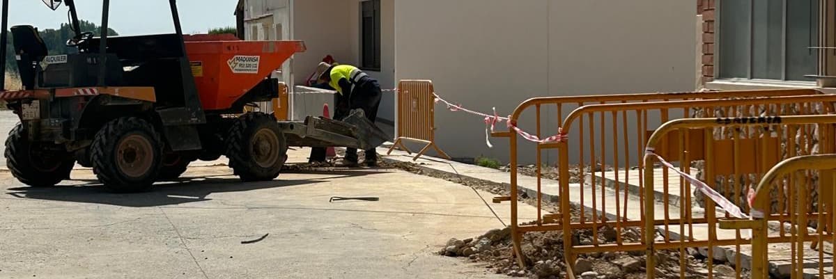 Corbins treballa en la renovació de part de la xarxa de subministrament d’aigua