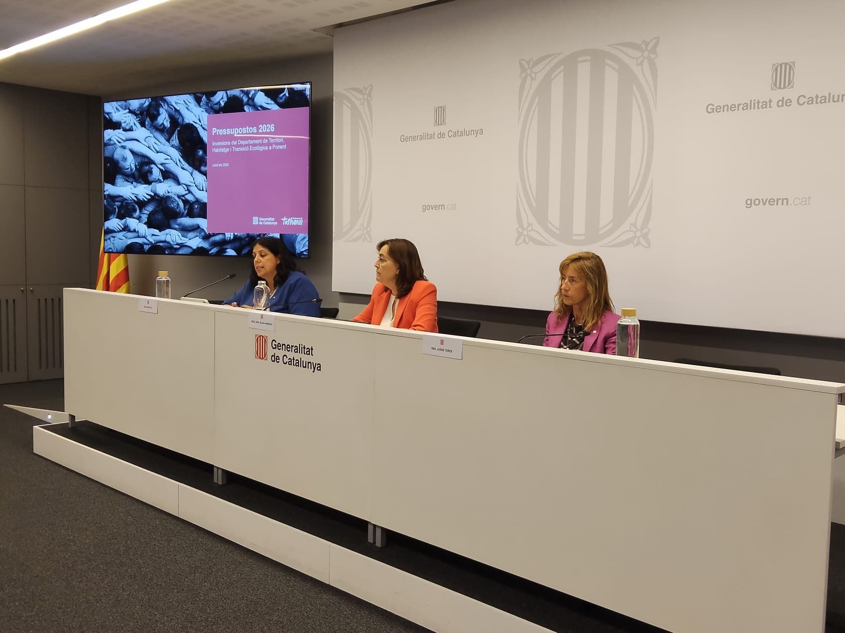 El Govern augmenta la inversió a la demarcació de Lleida i destinarà 65 milions d’euros del pressupost de la Generalitat