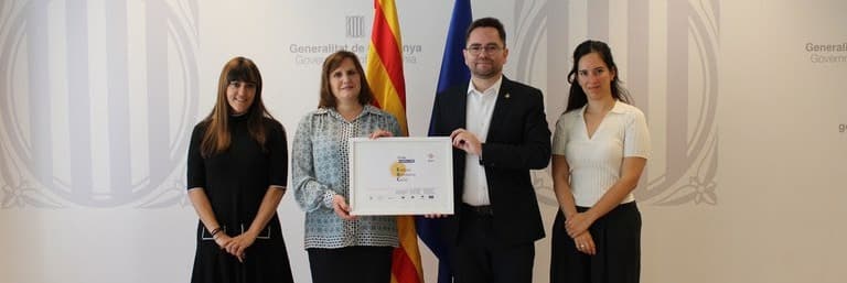 Lleida rep a Brussel•les el diploma que l'acredita com a ciutat candidata a Capital Europea del Voluntariat 2028