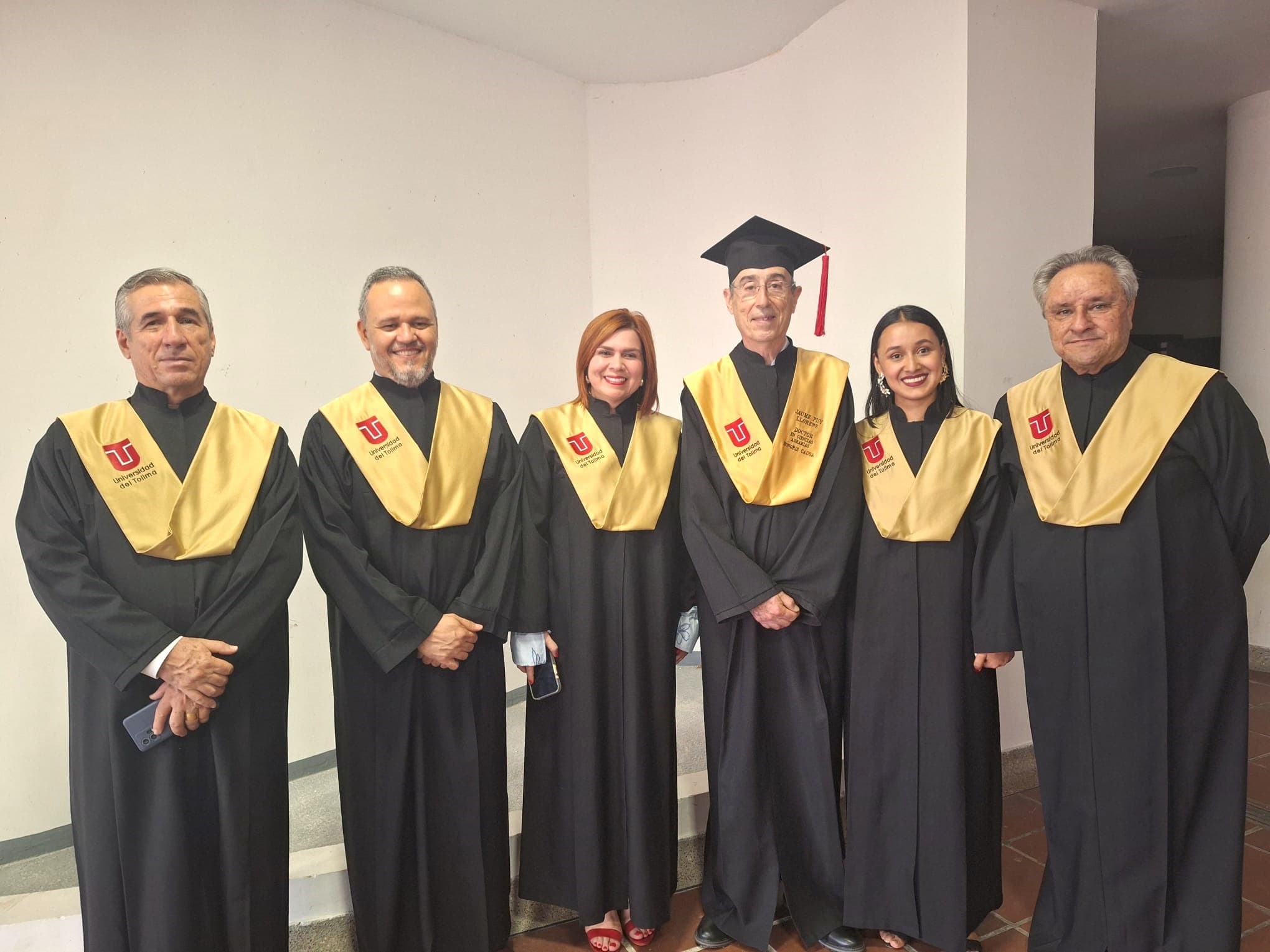 Jaume Puy, catedràtic de Química i rector de la UdL, ha estat investit doctor honoris causa per la Universitat del Tolima