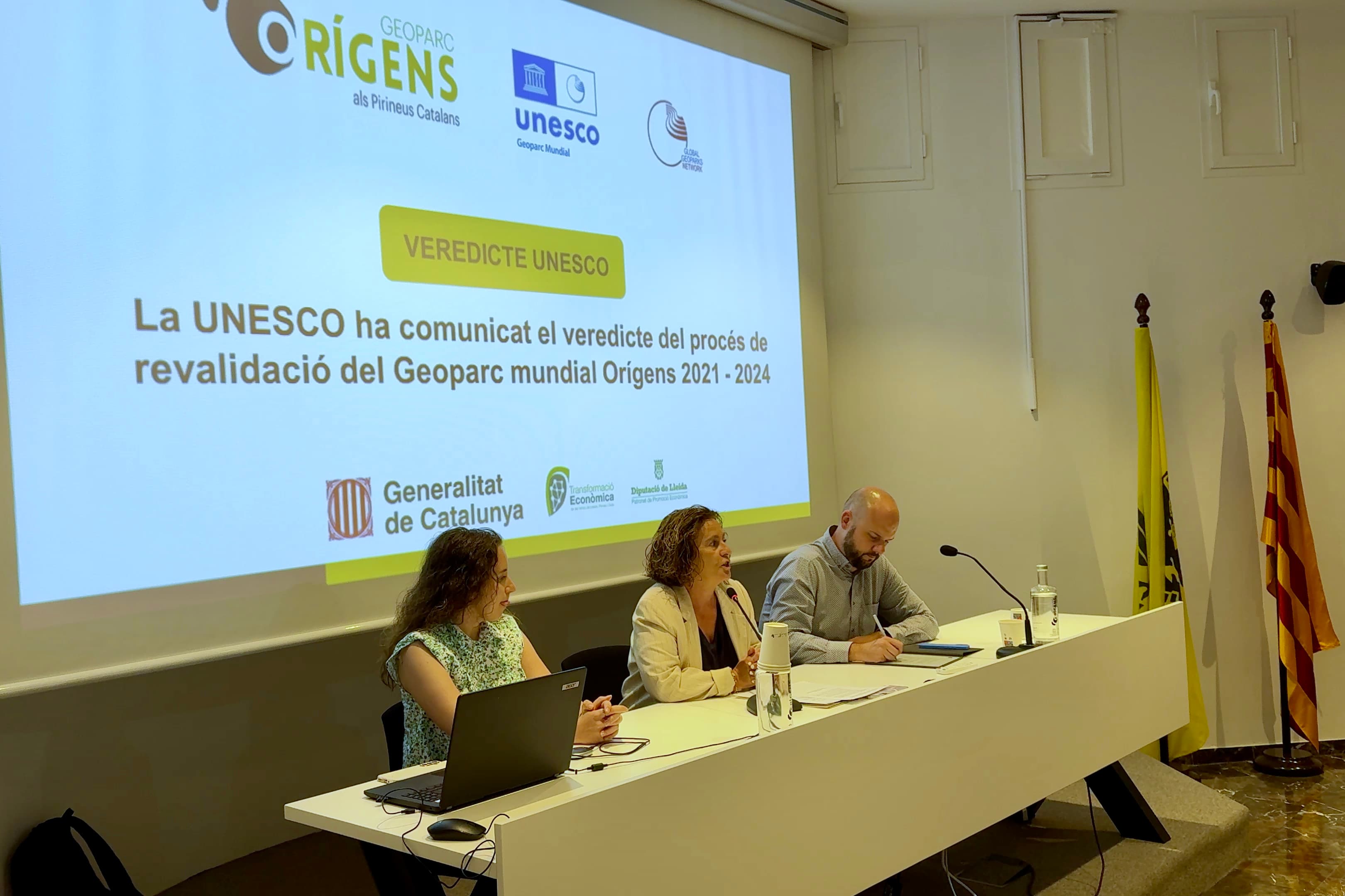 La Unesco revalida la designació del Geoparc Orígens com a espai de desenvolupament sostenible d’alta qualitat fins al 2029
