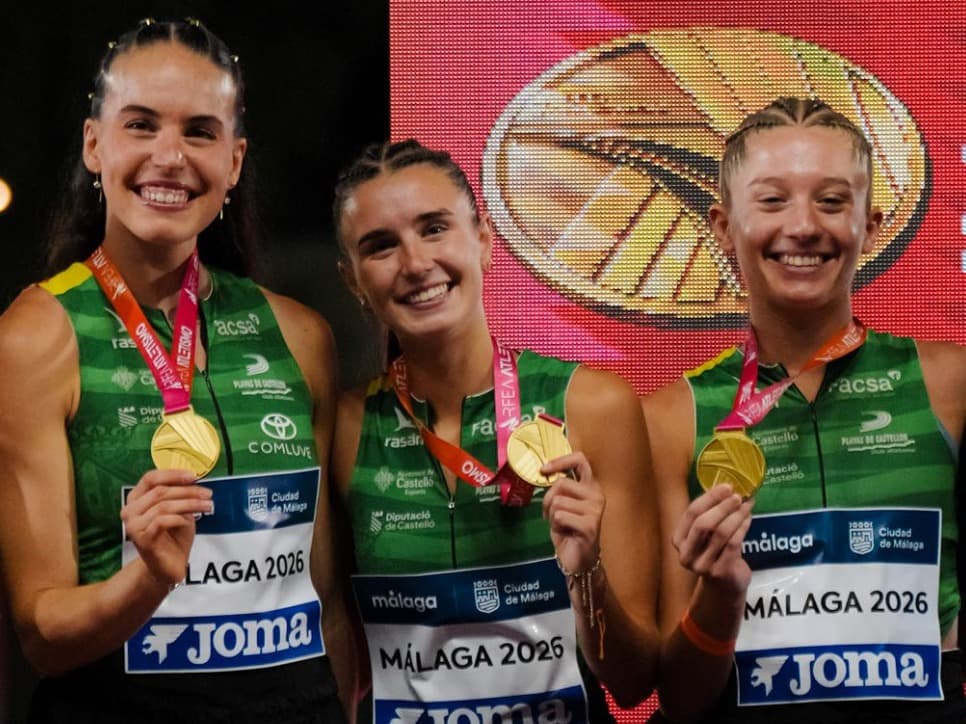 L’or de Maria March i el bronze d’Arnau Monné en les proves de relleus fan brillar Lleida al Campionat d’Espanya d’atletisme