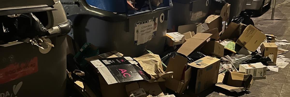 El Grup Municipal del Partit Popular a la Paeria de Lleida denuncia “l’acumulació reiterada de brossa” al carrer Bonaire