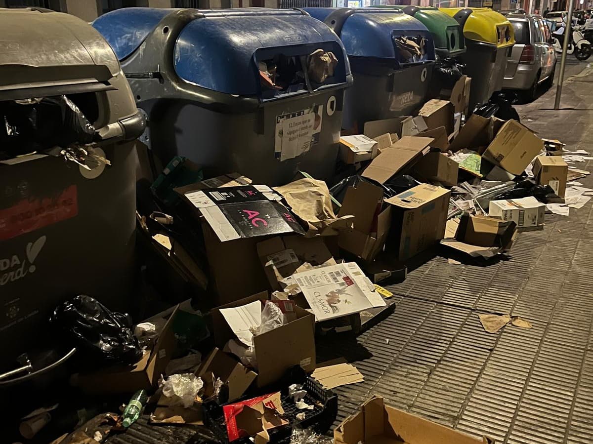 El Grup Municipal del Partit Popular a la Paeria de Lleida denuncia “l’acumulació reiterada de brossa” al carrer Bonaire