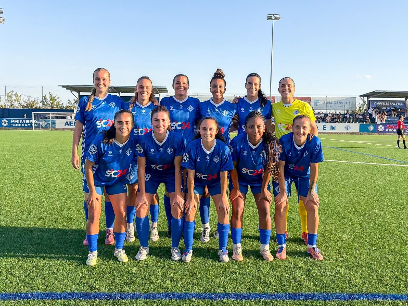 Bona imatge de l'AEM, tot i la derrota davant el Zaragoza CFF