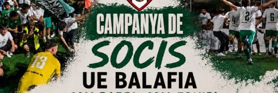 La Unió Esportiva Balàfia obre les altes de socis