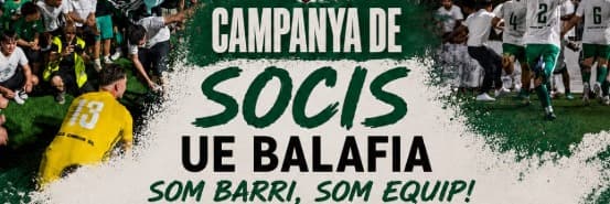 La Unió Esportiva Balàfia obre les altes de socis