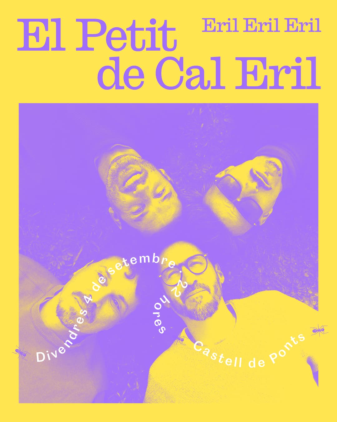El Petit de Cal Eril tancarà aquest divendres el festival (z)ona ponts amb un concert gratuït a l’Esplanada del Castell