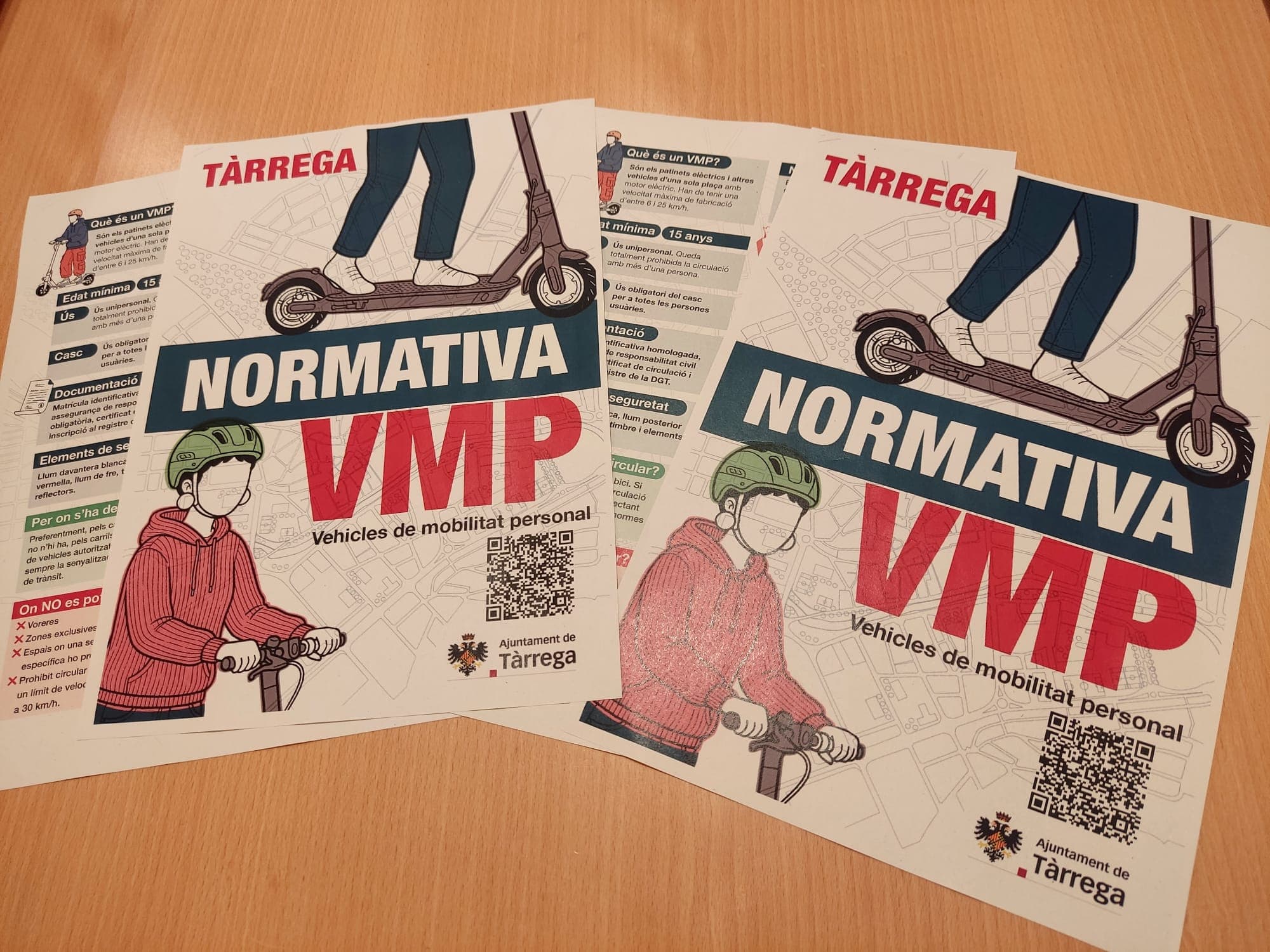 Tàrrega inicia una campanya informativa amb la posada en vigor de la nova regulació dels patinets elèctrics