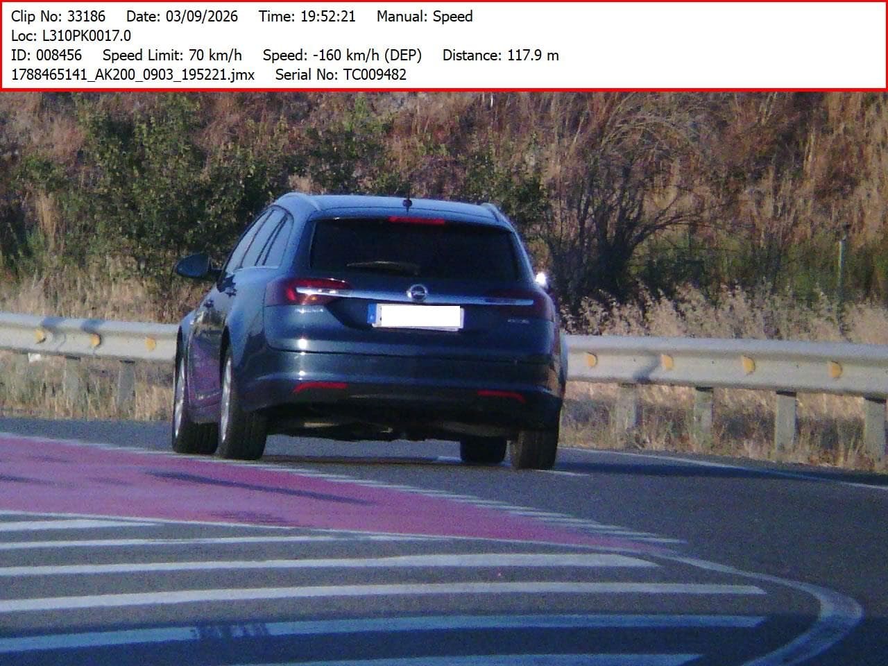 Els Mossos denuncien penalment un conductor per circular a 170 quilòmetres per hora a la L-310, a Torrefeta i Florejacs