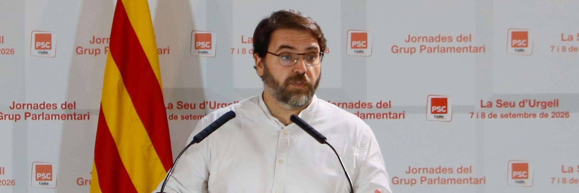 El president del PSC al Parlament, Ferran Pedret, crida a plantar cara a l'extrema dreta durant les jornades del partit a la Seu d’Urgell