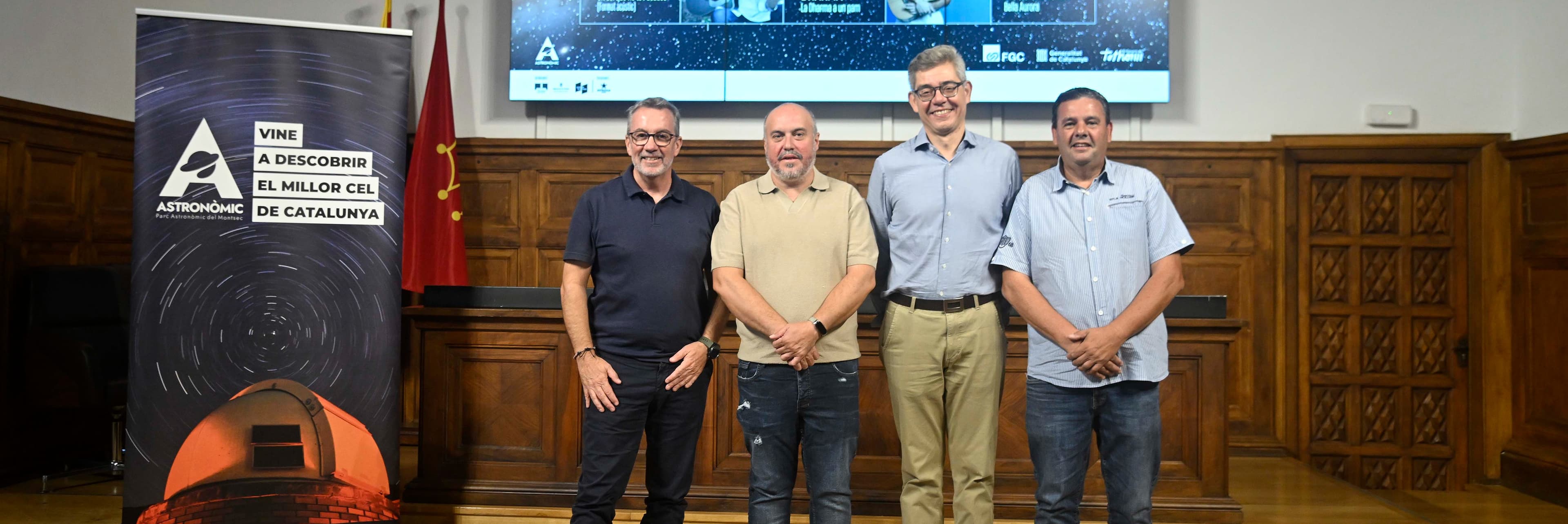 El Parc Astronòmic del Montsec presenta "un cartell de luxe" per a 'Música sota les Estrelles', amb tast gastronòmic