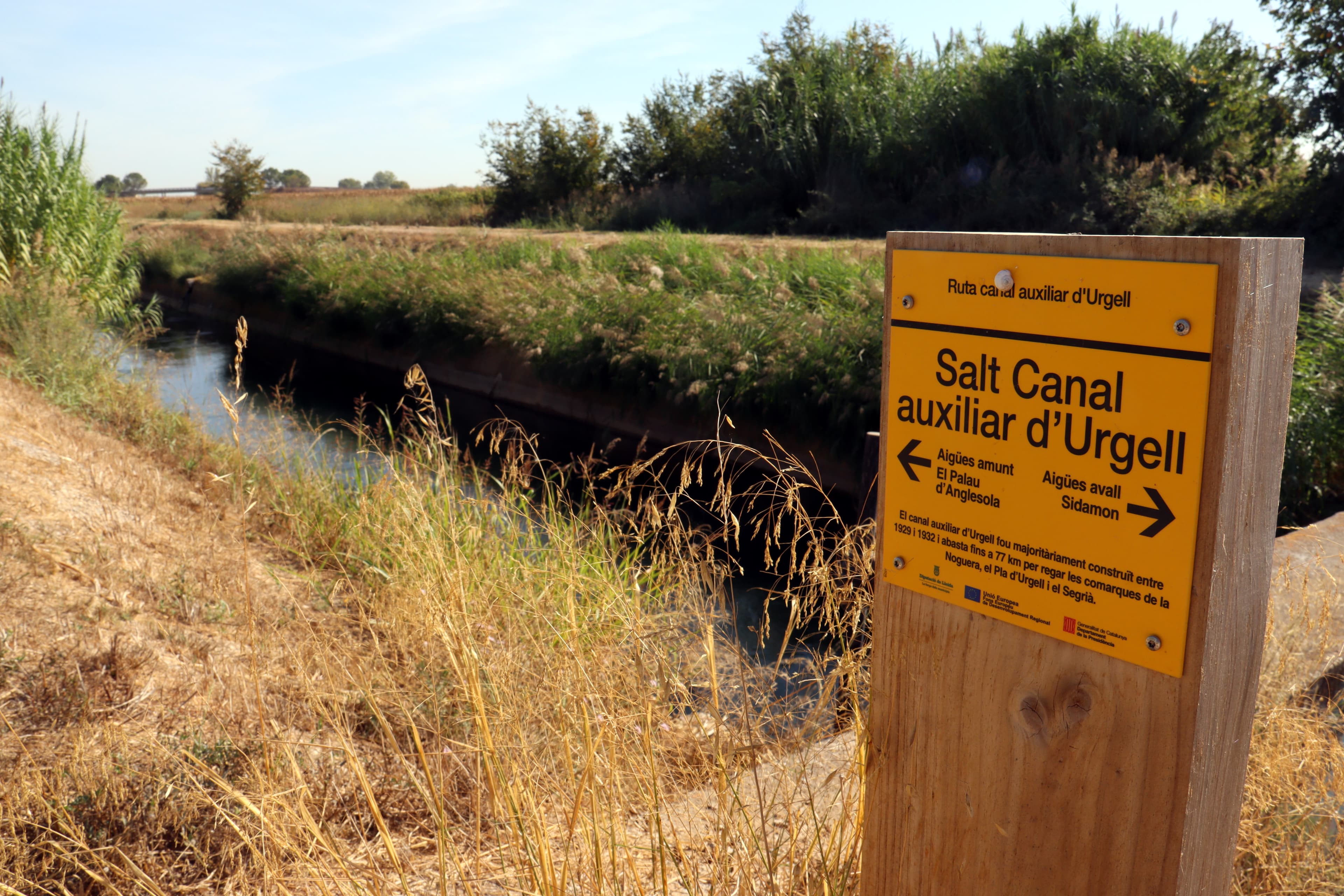 El Canal d’Urgell tanca una campanya de reg marcada per la calor de l’estiu, que ha fet augmentar la demanda d’aigua