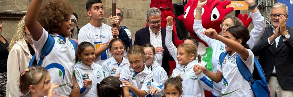 La flama dels Special Olympics passa per Lleida