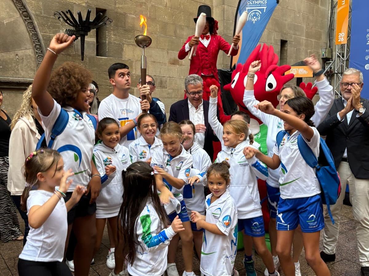 La flama dels Special Olympics passa per Lleida