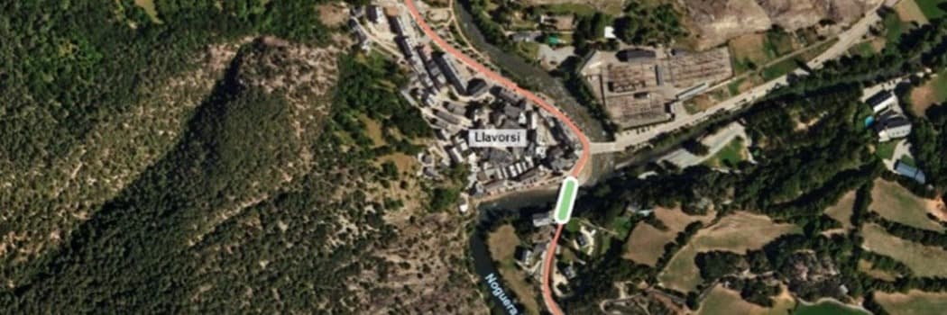 Les obres per eixamplar el pont de la C-13 a l'entrada de Llavorsí provoquen afectacions de trànsit
