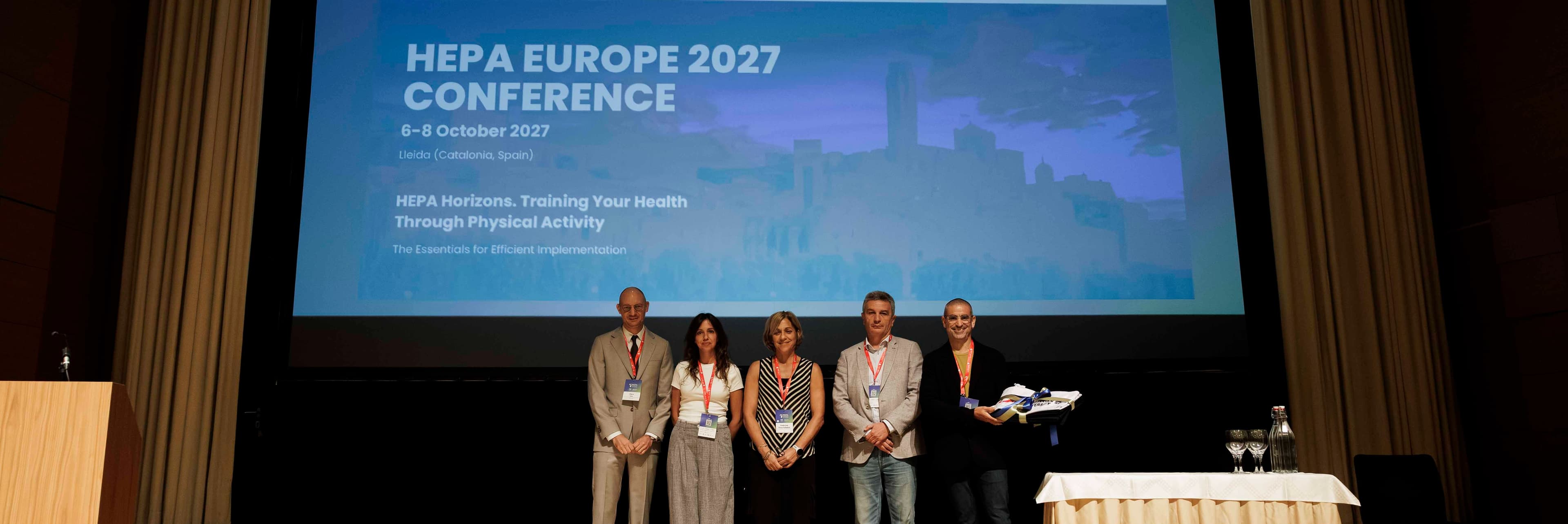 L’INEFC Lleida acollirà el 2027 la Conferència Internacional HEPA Europe