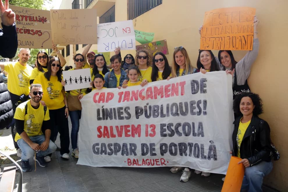 Educació planteja recuperar els cinc grups d’I3 a les escoles públiques de Balaguer