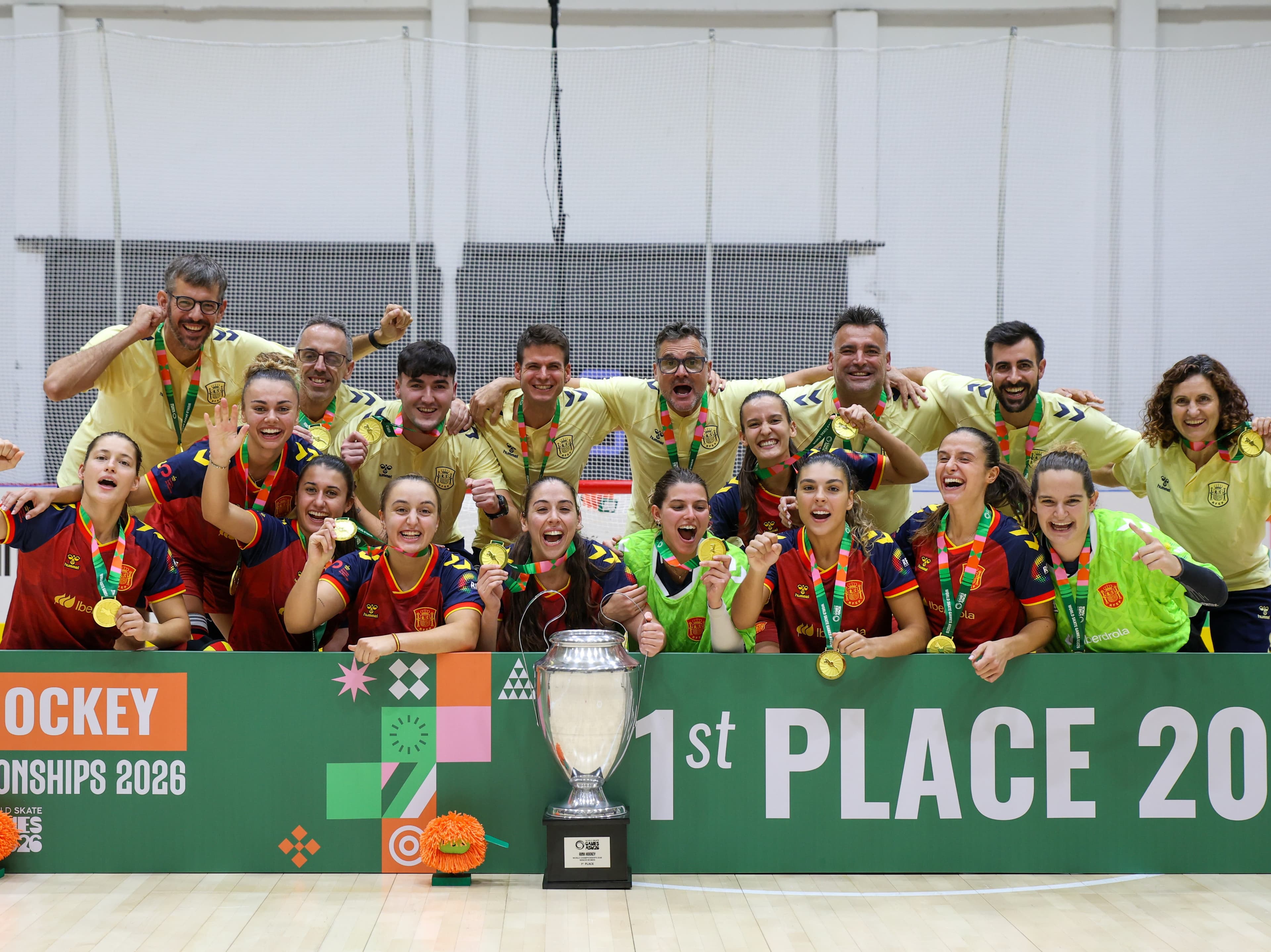 Cinc jugadores del CP Vila-sana es proclamen campiones del món amb la selecció espanyola d’hoquei patins