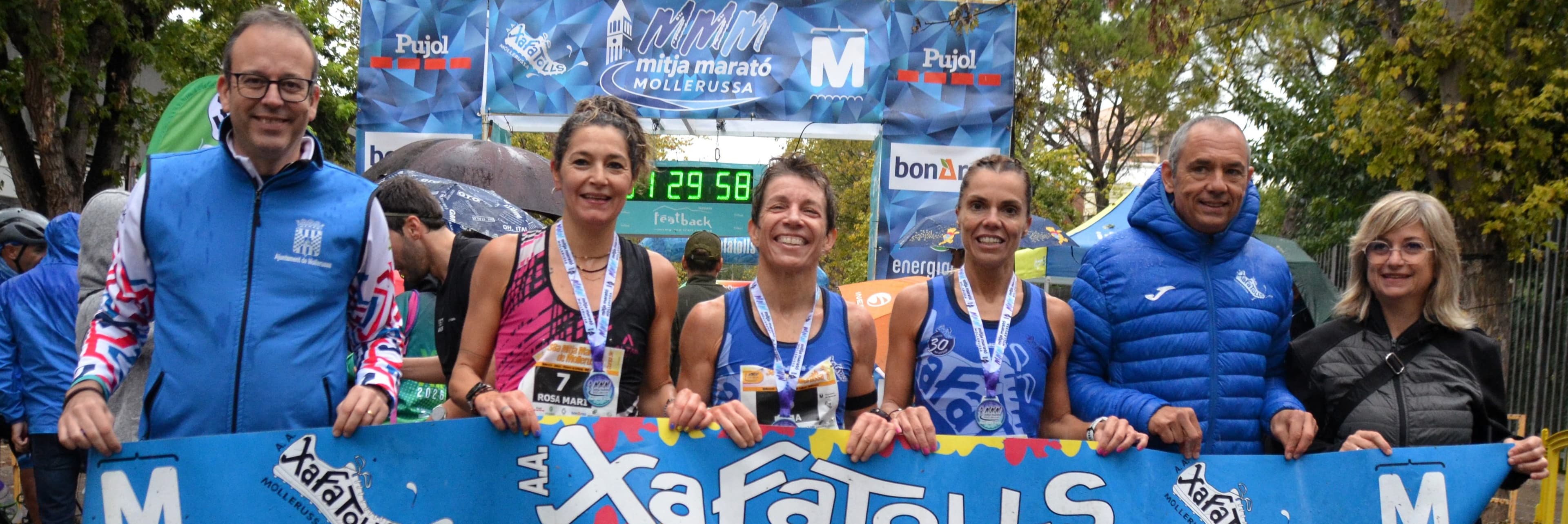 Muhammad Lamin i Emma Carreras pugen a l’esglaó més alt del podi de la 38a Mitja Marató de Mollerussa
