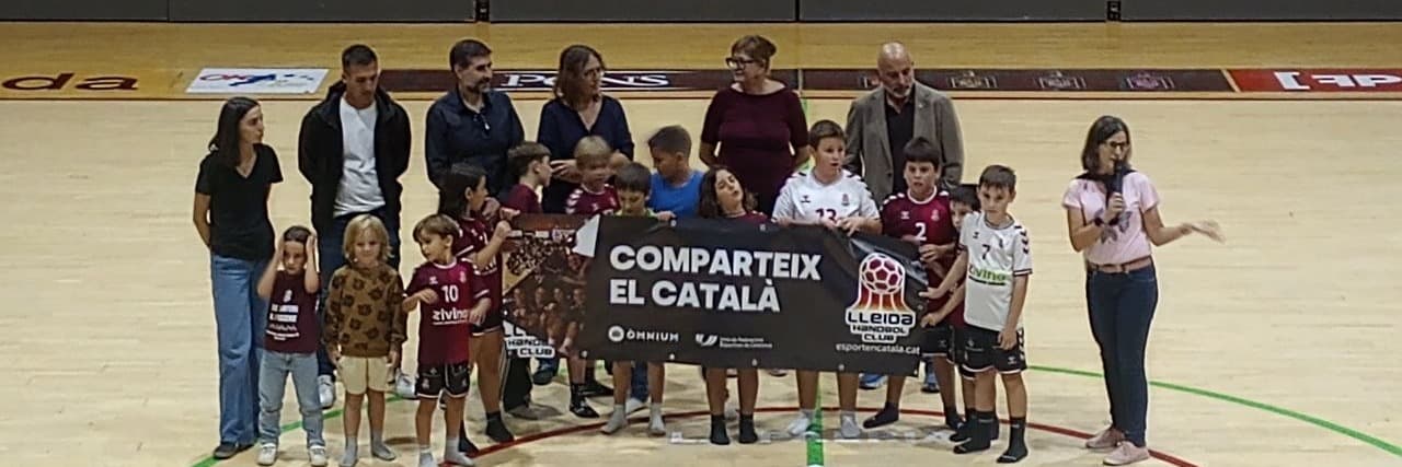 Òmnium i Lleida HC oficialitzen la seva col·laboració dins el projecte ’30 dies entrenant en català’
