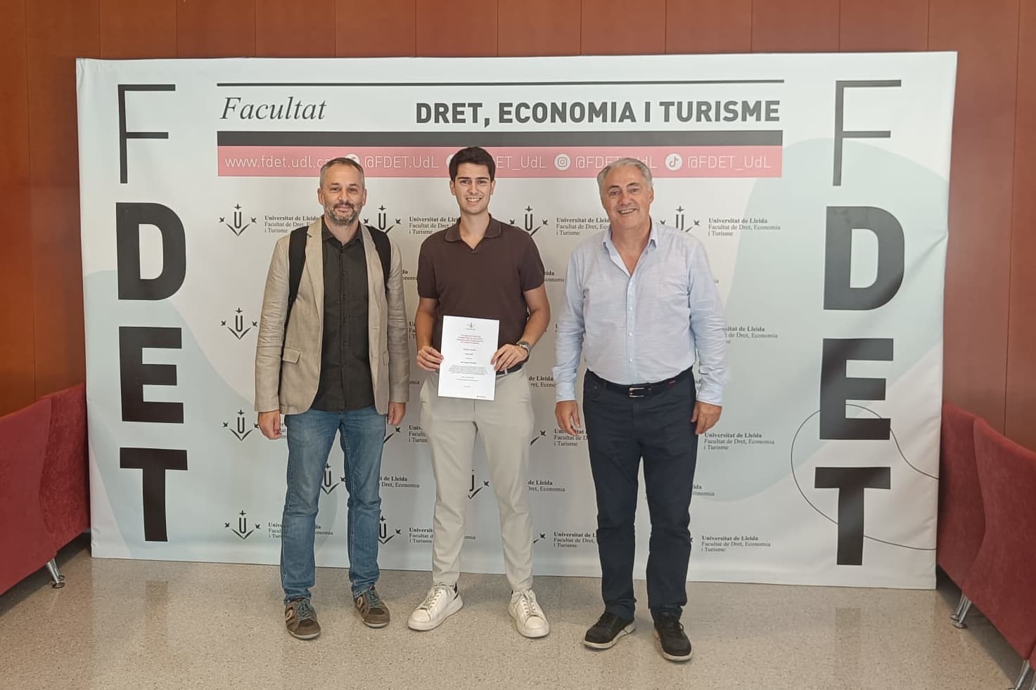 Dos titulats d’Administració i Direcció d’Empreses de la Universitat de Lleida guanyen els premis de la Càtedra d'emprenedoria