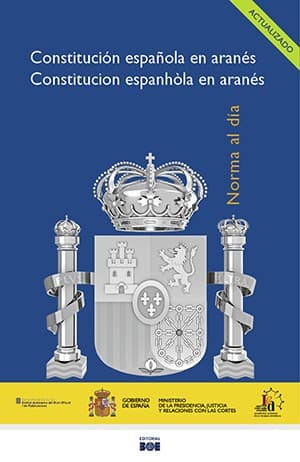 El Butlletí Oficial de l'Estat publica aquest mes d'octubre la Constitució espanyola en aranès