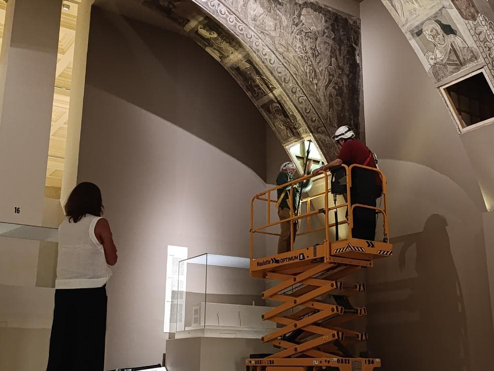 L'Aragó anuncia que el trasllat de les pintures profanes de Sixena del MNAC començarà el 19 d’octubre
