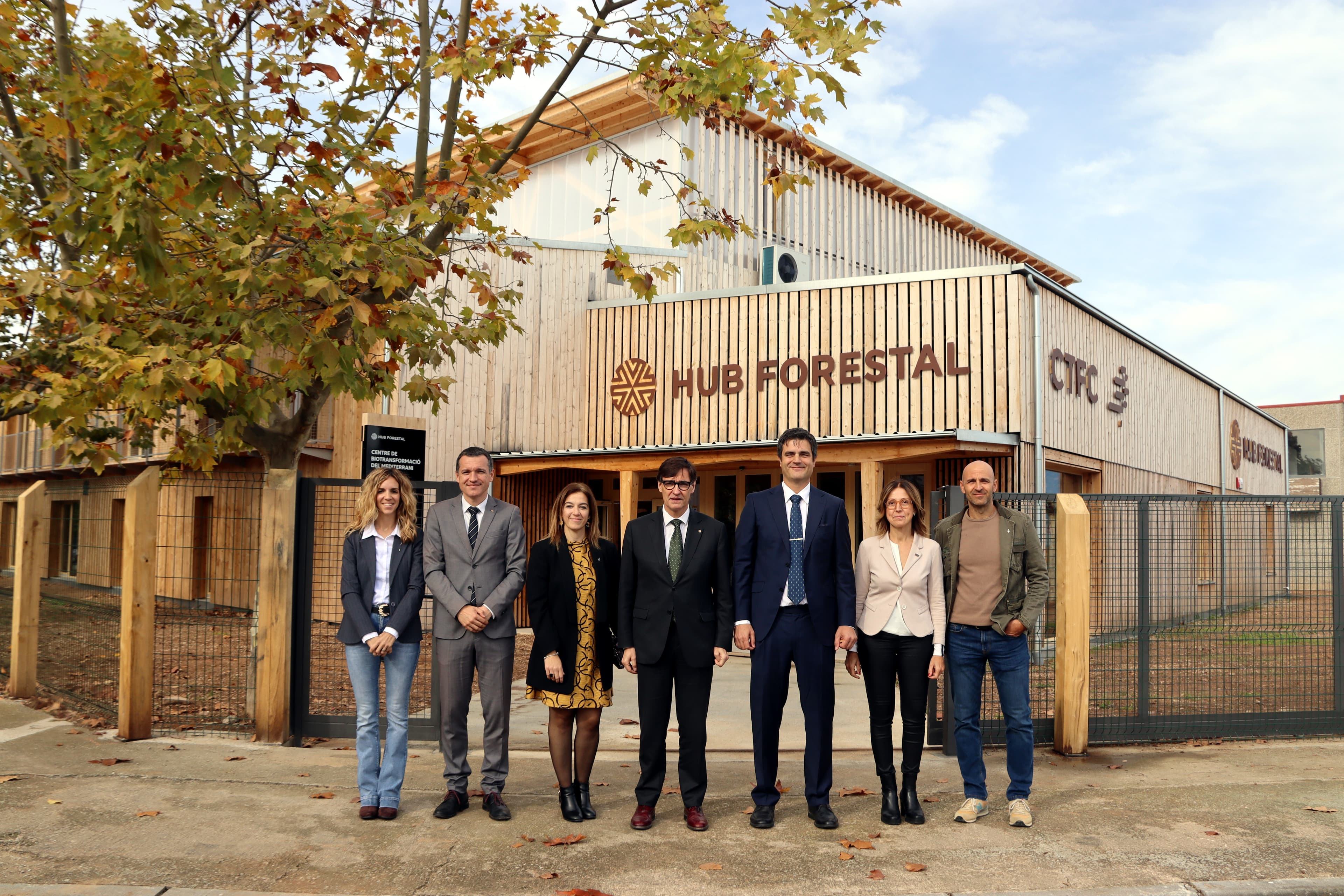 S'inaugura al Solsonès un hub per posar en valor la fusta de Catalunya i afavorir la gestió forestal