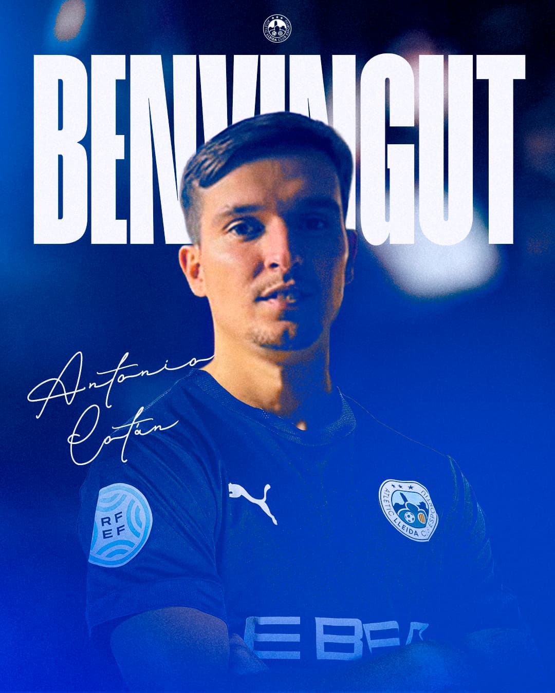 L’Atlètic Lleida fitxa el migcampista Antonio Jesús Cotán per a la segona volta de la temporada