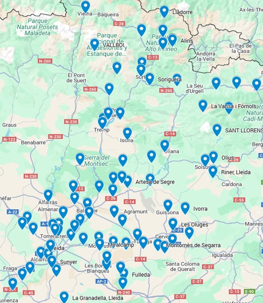 A finals de 2026 Lleida tindrà 88 carregadors per a vehicles elèctrics instal·lats per la Diputació