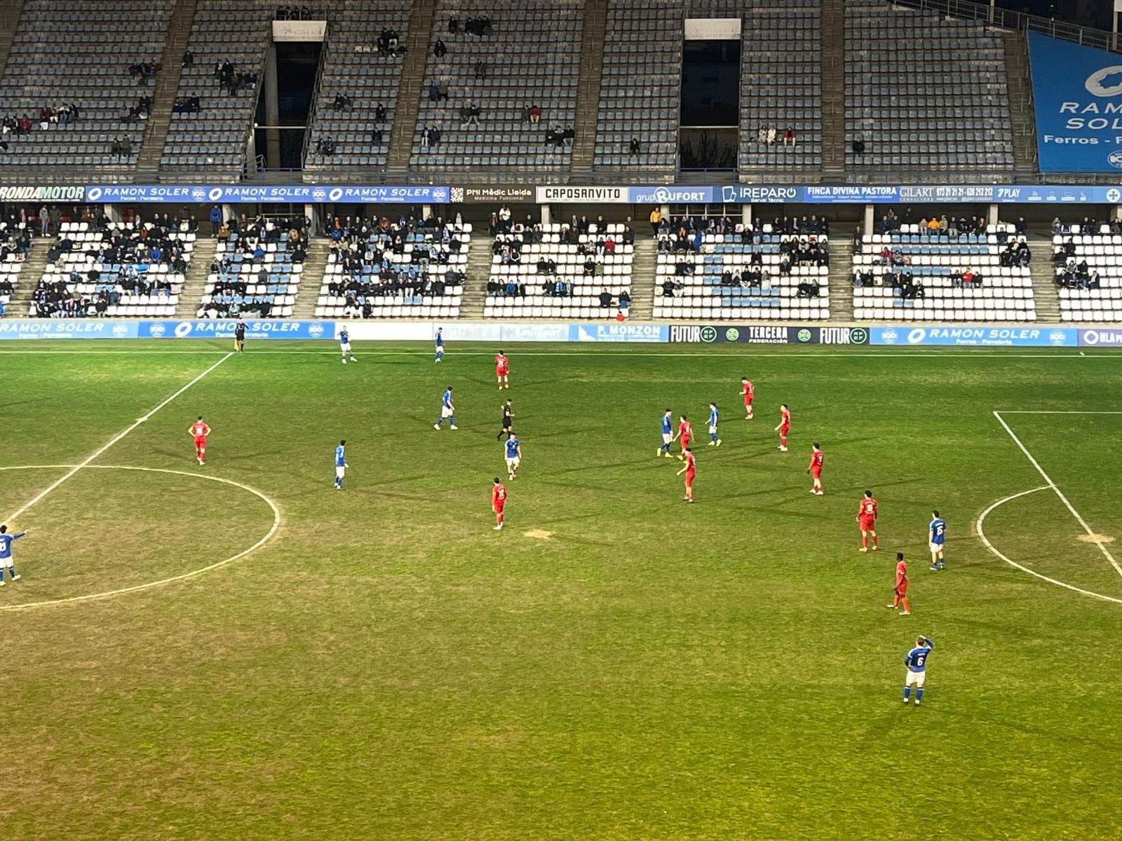 El Lleida guanya 2 a 1 a la Grama i segueix sense cap derrota al Camp d'Esports des de l'octubre