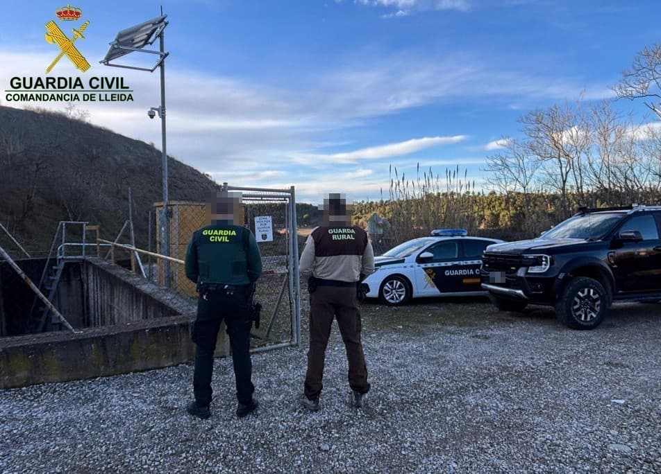Detenen al Segrià tres persones per robar 54 bateries de les casetes de reg del canal d'Aragó i Catalunya